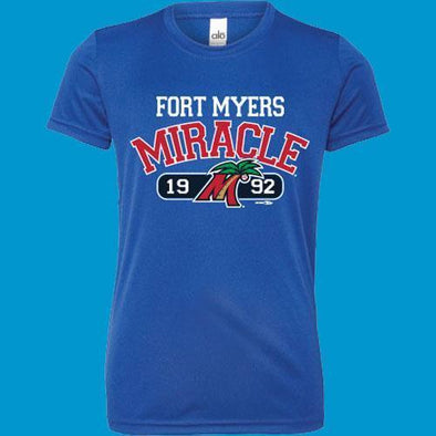 Fort Myers Miracle Youth Performance Tee-FIT