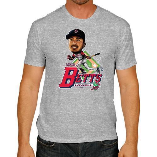 Lowell Spinners Mookie Caricature Tee