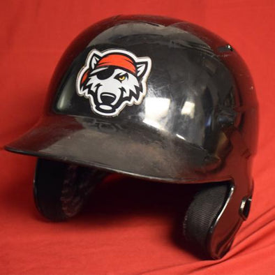 Erie SeaWolves 2017 Steven Moya Game Used Helmet