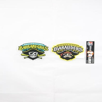 Bradenton Marauders and Barbanegras Logo Stickers