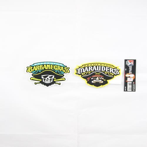 Bradenton Marauders and Barbanegras Logo Stickers
