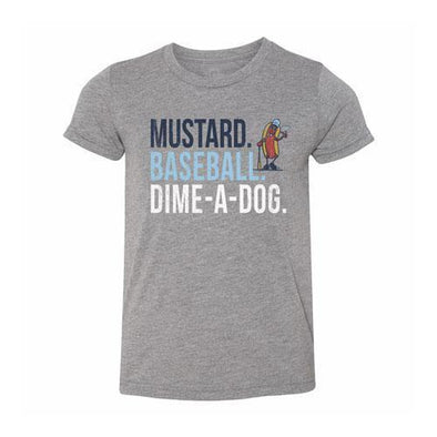Columbus Clippers 108 Stitches Youth Mustard Dime-A-Dog Tee, Columbus Clippers