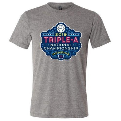 Memphis Redbirds 2019 Gray National Championship Game Tee