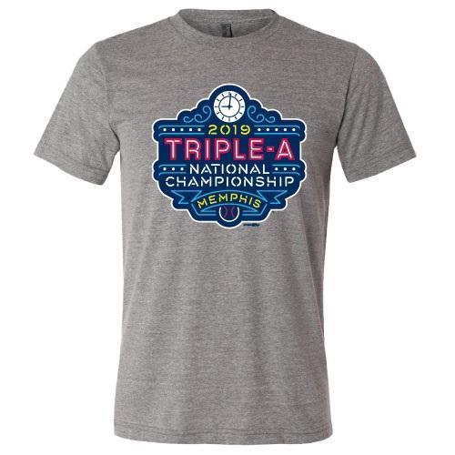 Memphis Redbirds 2019 Gray National Championship Game Tee