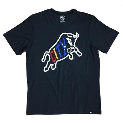 Durham Bulls 47 Brand Black Bull City Club