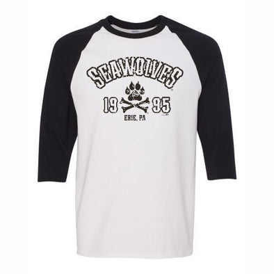 ND Paw Print Raglan