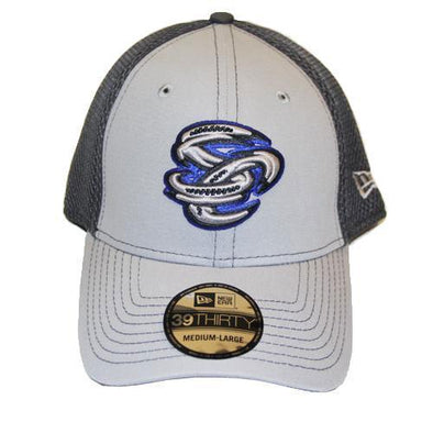 Omaha Storm Chasers New Era 39Thirty Grey Out SC Neo Cap