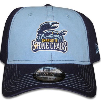 Charlotte Stone Crabs CLUTCH NAVY/CAROLINA BLUE Adjustable Cap