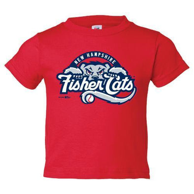 New Hampshire Fisher Cats Toddler Primary Logo Tee