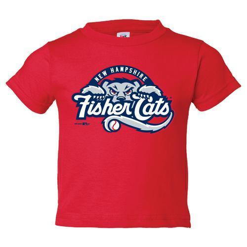 New Hampshire Fisher Cats Toddler Primary Logo Tee