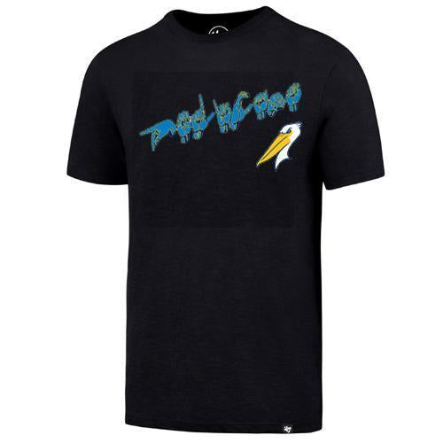 Myrtle Beach Pelicans ASL 47 BRAND NAVY CLUB TEE