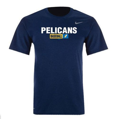 Myrtle Beach Pelicans NIKE NAVY MILB4 DRIFIT TEE