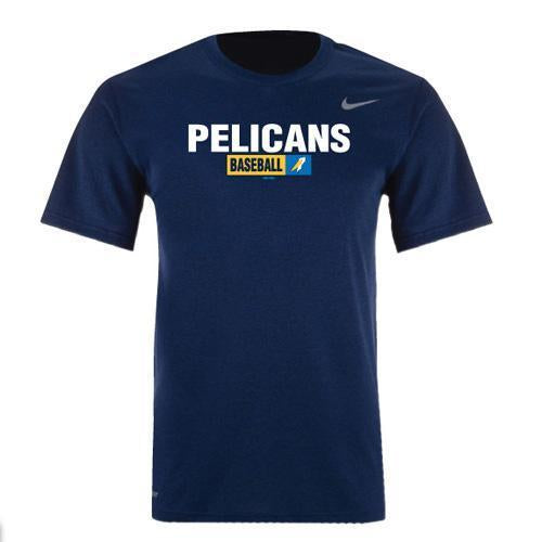Myrtle Beach Pelicans NIKE NAVY MILB4 DRIFIT TEE