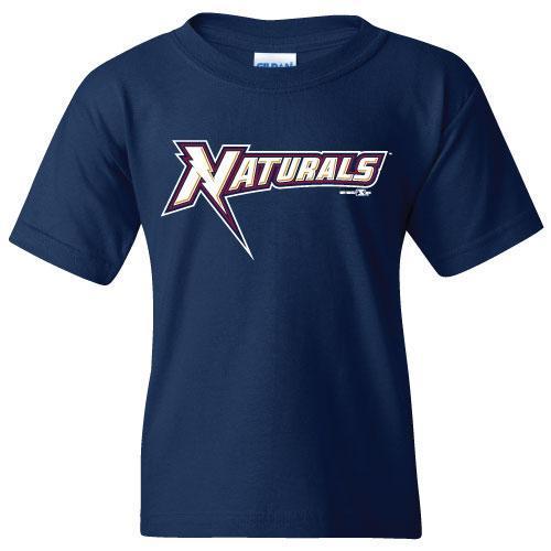 Northwest Arkansas Naturals Youth Wordmark Tee Navy