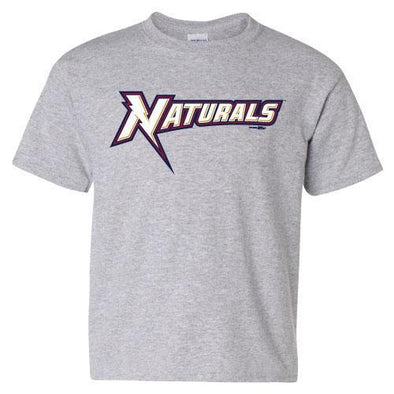 Northwest Arkansas Naturals Youth Wordmark Tee Gray