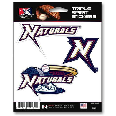 Northwest Arkansas Naturals Triple Sticker Pack