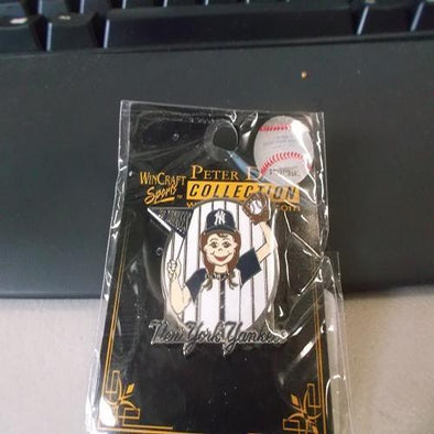 New York Yankees Girl Fan Pin