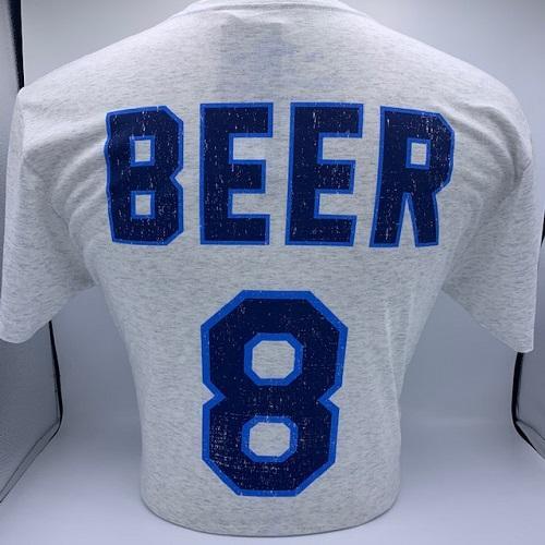 Name & Number T Beer - White