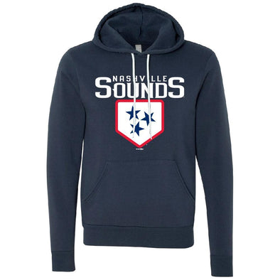 Nashville Sounds Navy Plate Logo Hoodie