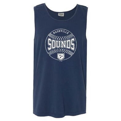 Nashville Sounds Navy Buffet Comfort Color Tank