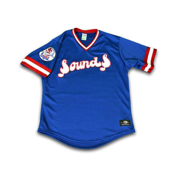 Nashville Sounds Adult Replica Royal Throwback Jersey