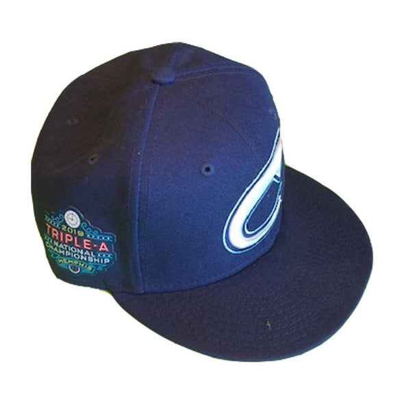 Columbus Clippers Game Worn National Championship Hat