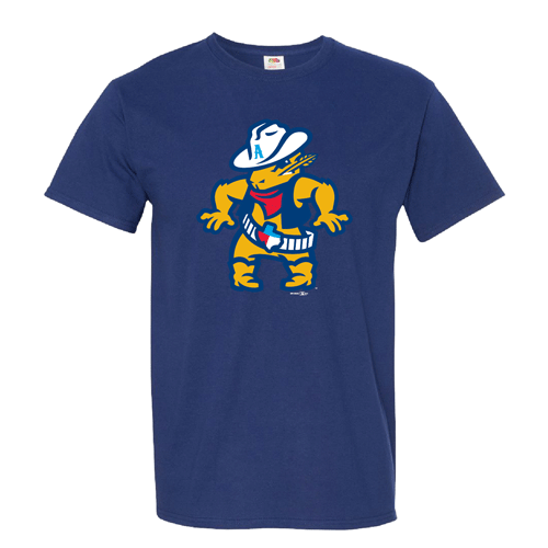 Amarillo Sod Poodles Admiral Blue Draw Tee