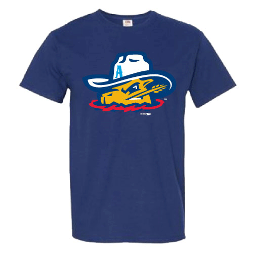 Amarillo Sod Poodles Admiral Blue Youth Game Tee