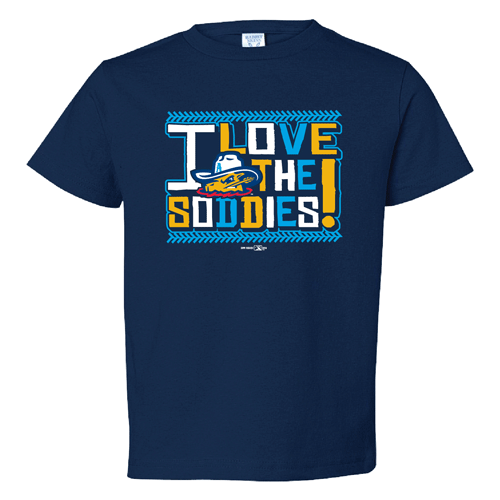 Amarillo Sod Poodles Navy Toddler Bachelor Tee