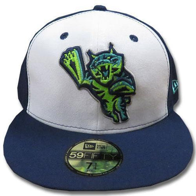 Lynchburg Hillcats Hillcats High Crown Navy & White Alternate Fitted Cap