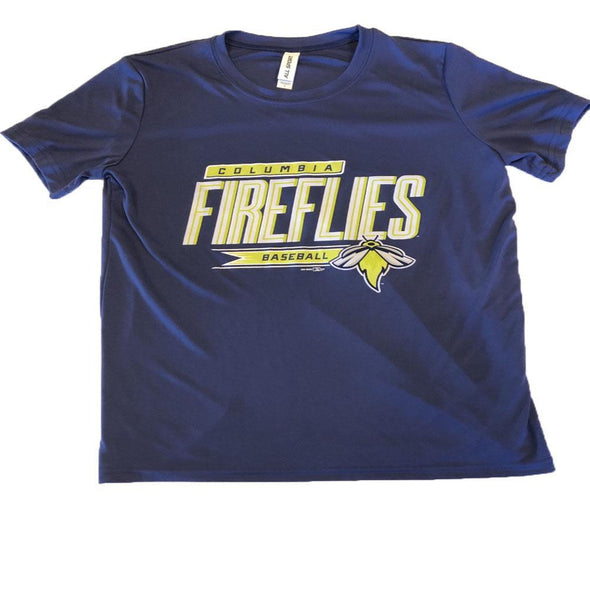 Columbia Fireflies Youth Navy Athletic Tee