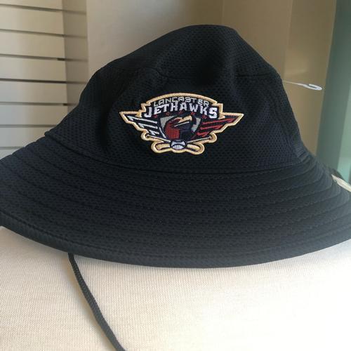 Lancaster JetHawks New Era Navy Bucket Hat