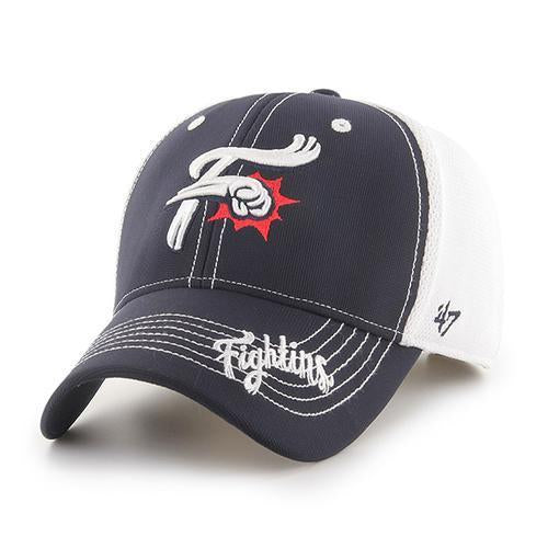 Reading Fightin Phils '47 MVP Adj. Flux  Navy & White F-Fist Cap