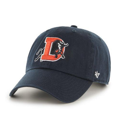 Durham Bulls 47 Brand Navy Clean Up