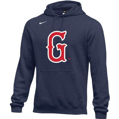 Greenville Drive Nike Men's Navy Hoodie w/Red G