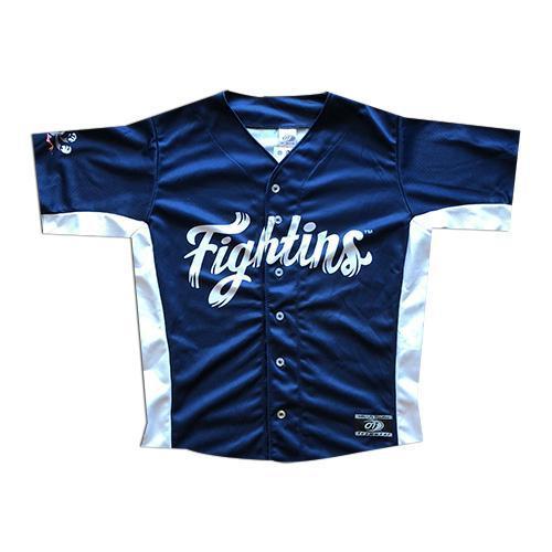 Personalized Reading Fightin Phils On Field Replica Youth Navy Home Jersey