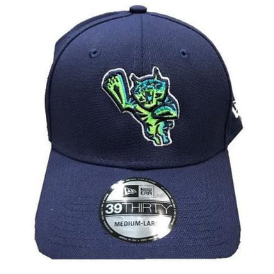 Lynchburg Hillcats Navy Flex Fit Leaping Cat Cap