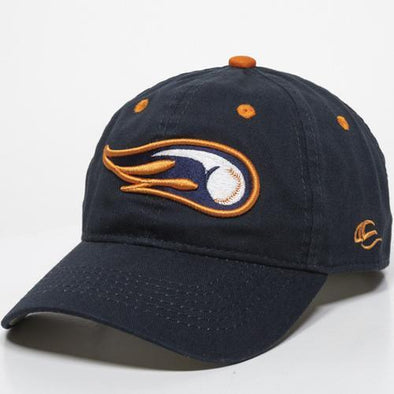 Bowling Green Hot Rods Navy/Orange Flaming Ball Hat