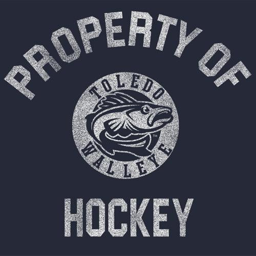 Toledo Walleye Navy Comfort Fleece Hooded Sweatshirt