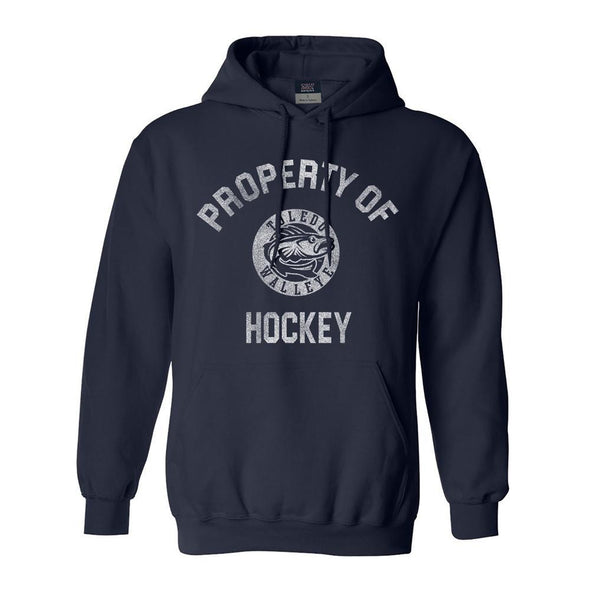 Toledo Walleye Navy Comfort Fleece Hooded Sweatshirt