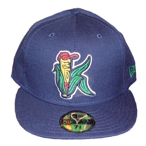 Cedar Rapids Kernels New Era Navy Home Fitted Hat