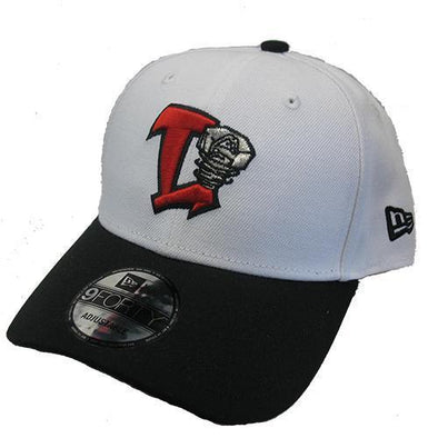Lansing Lugnuts New Era Black/White League Adj. Hat
