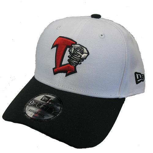 Lansing Lugnuts New Era Black/White League Adj. Hat