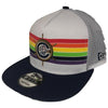 Columbus Clippers New Era Rainbow Snapback Hat, Columbus Clippers