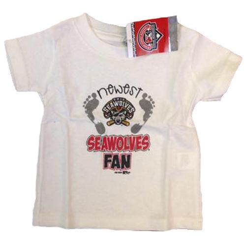 Erie SeaWolves Infant White "Newest" Tee