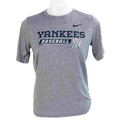 Pulaski Yankees Youth Pulaski Yankees Dri-Fit Nike T-Shirt - Gray