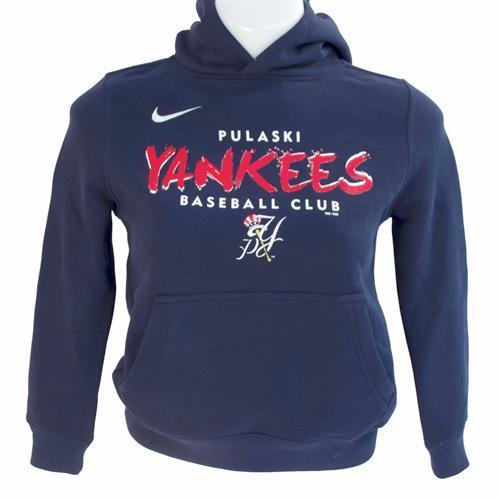 Pulaski Yankees Youth Pulaski Yankees Nike Hooded Sweatshirt