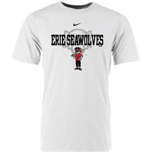 Erie SeaWolves Nike Youth White Mascot Tee