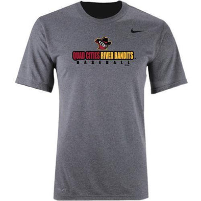 Quad Cities River Bandits Nike 19 Poly Tee