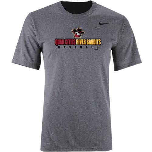 Quad Cities River Bandits Nike 19 Poly Tee